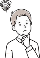 悩む男性